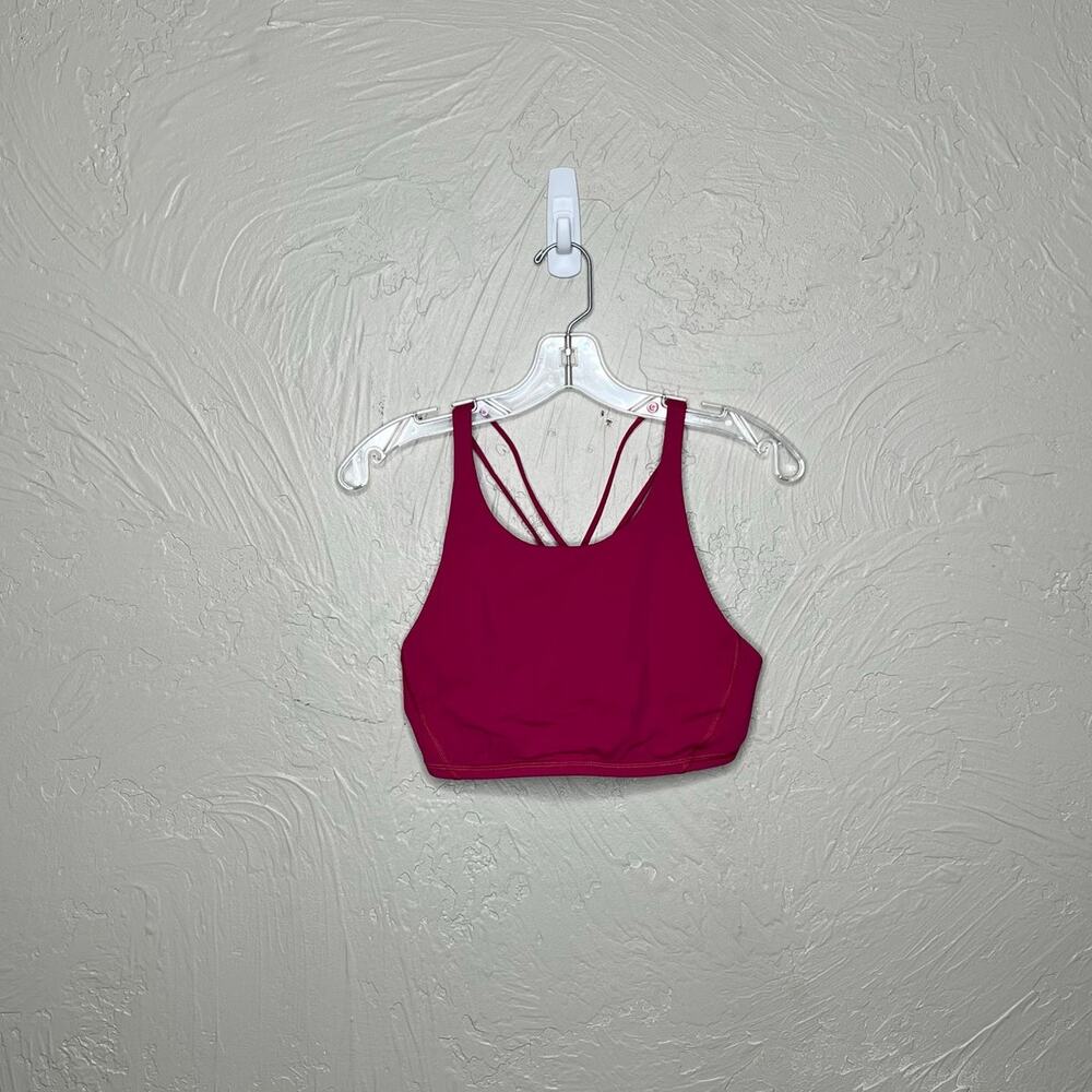 Lululemon Free To Be Elevated High Neck Bra Mauve 10